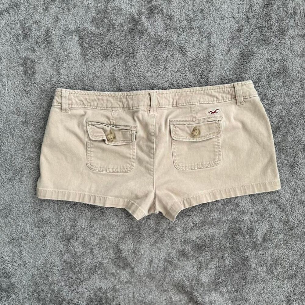 Y2k Hollister beige mini shorts low rise